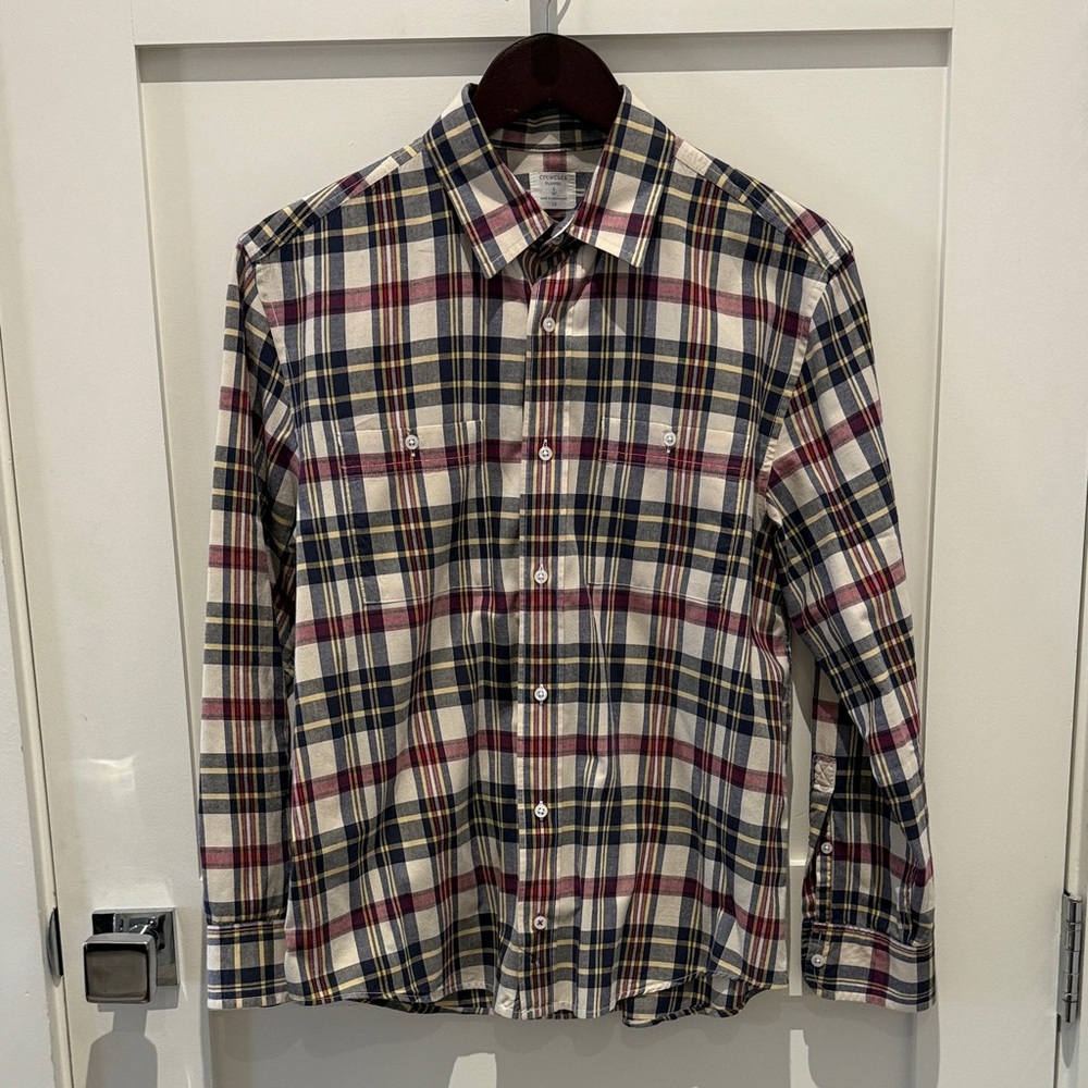Boy’s Crewcuts Plaid Button Down Shirt